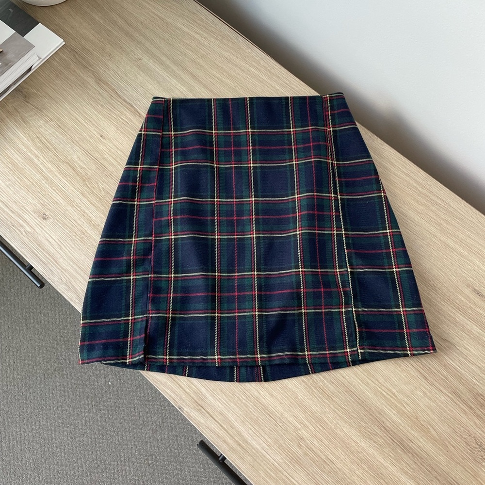 Plaid Mini Skirt